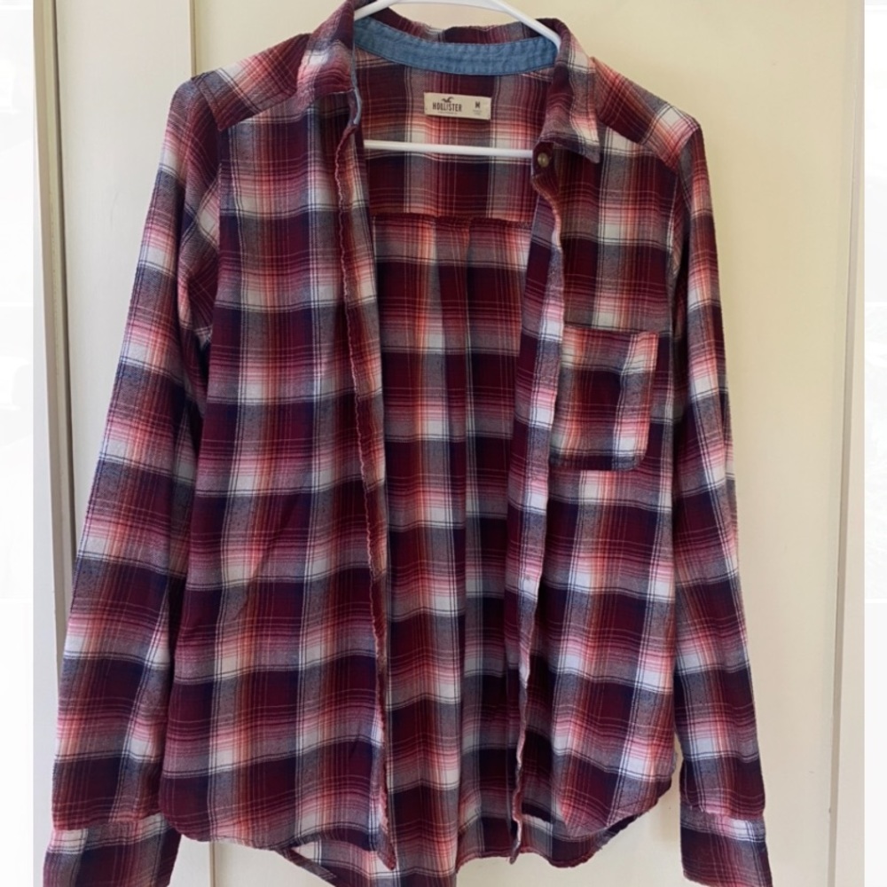 Red and White Flannel - Hollister
